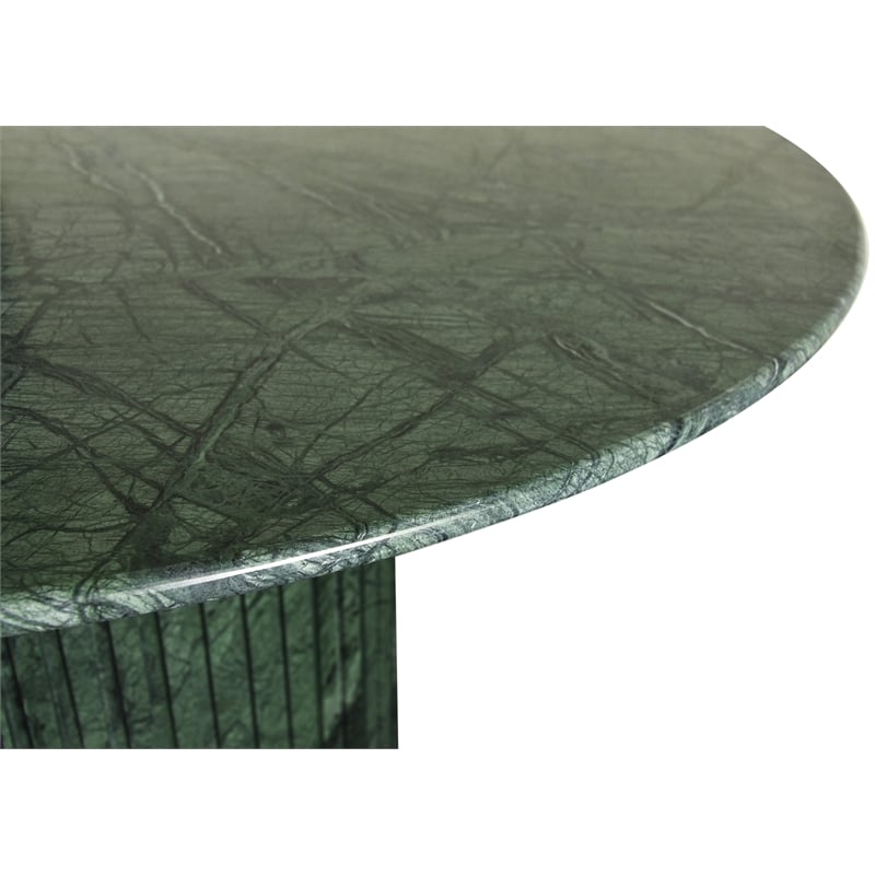 Meridian Furniture Genoa Green Marble Dining Table