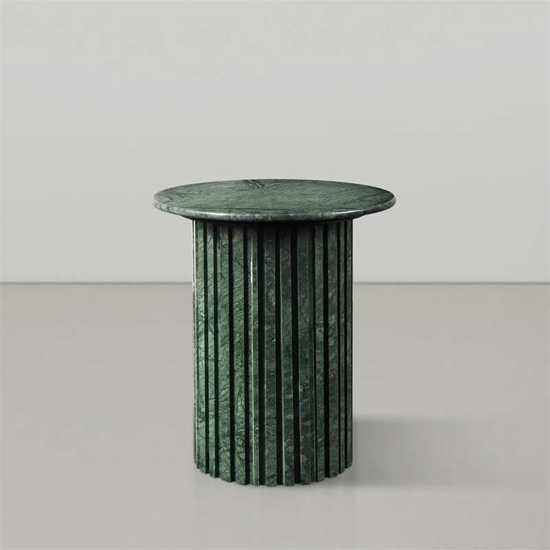 Meridian Furniture Genoa Green Marble End Table