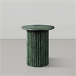 Meridian Furniture Genoa Green Marble End Table