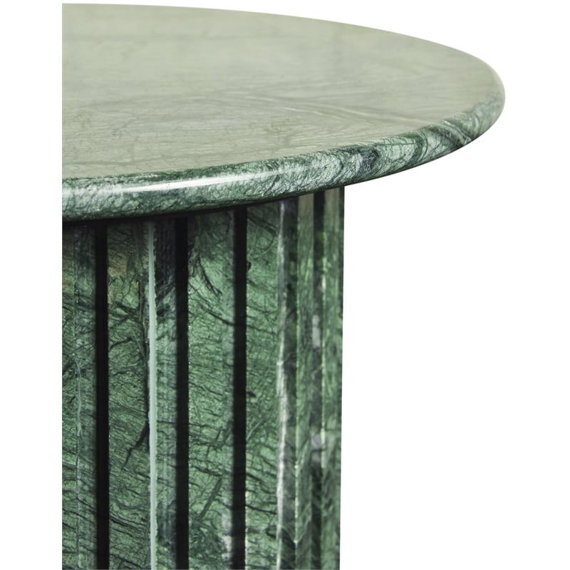 Meridian Furniture Genoa Green Marble End Table