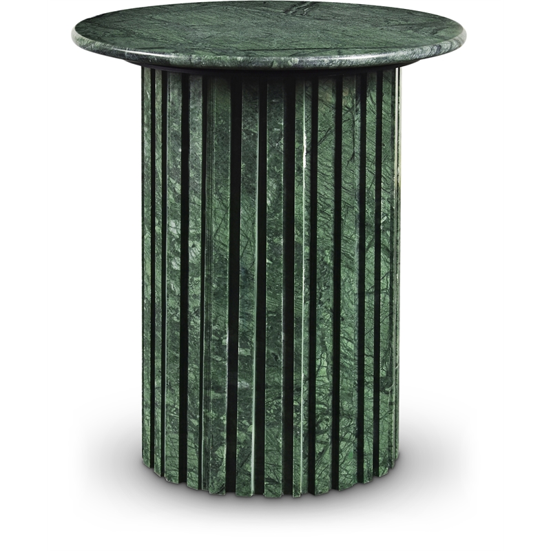 Meridian Furniture Genoa Green Marble End Table