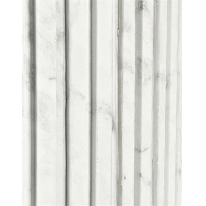 Meridian Furniture Genoa White Marble Dining Table