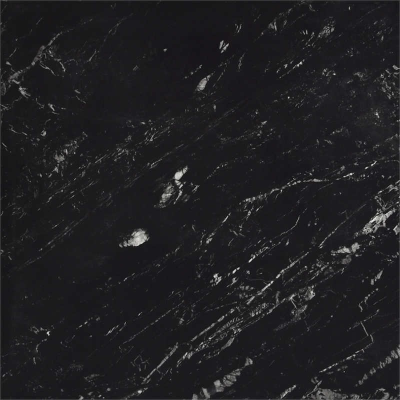 Meridian Furniture Bolzano Black Marble End Table
