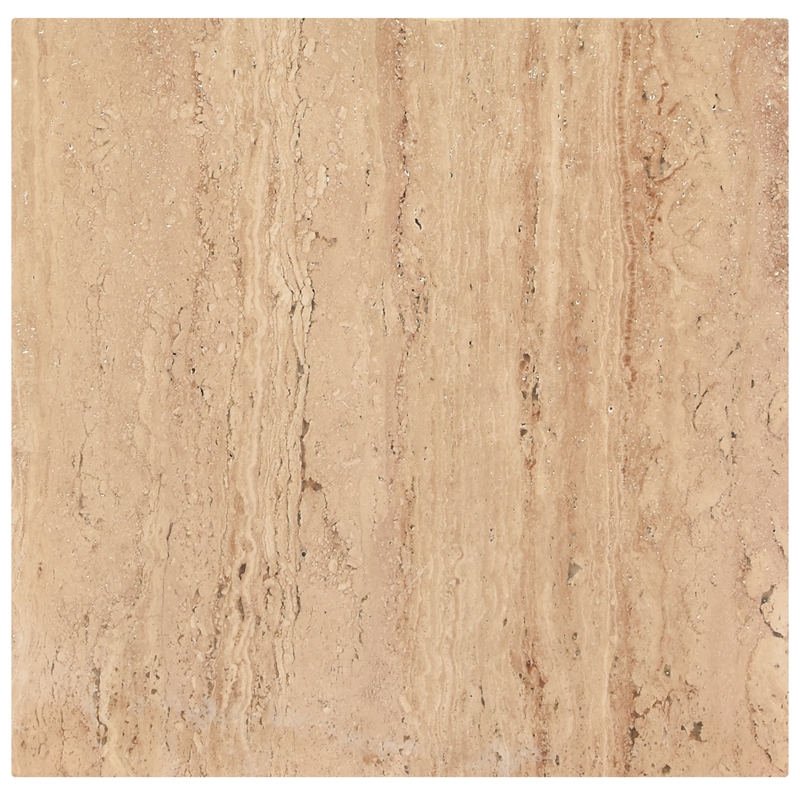 Meridian Furniture Bolzano Beige Travertine End Table