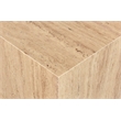 Meridian Furniture Bolzano Beige Travertine End Table