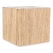 Meridian Furniture Bolzano Beige Travertine End Table