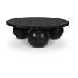 Meridian Furniture Spherical Black Marble Coffee Table