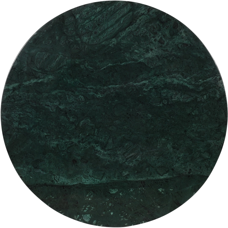 Meridian Furniture Spherical Green Forest Marble Coffee Table