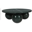 Meridian Furniture Spherical Green Forest Marble Coffee Table
