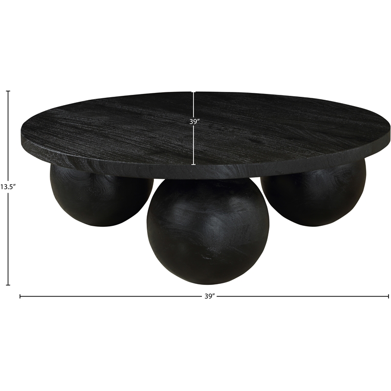 Meridian Furniture Spherical Black Coffee Table