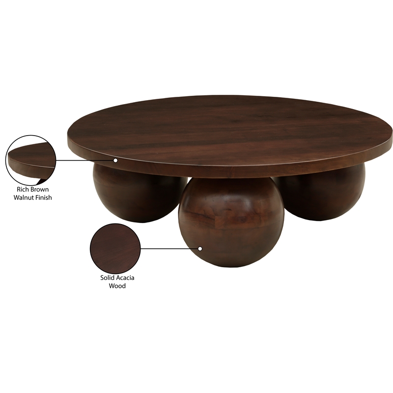 Meridian Furniture Spherical Brown Coffee Table