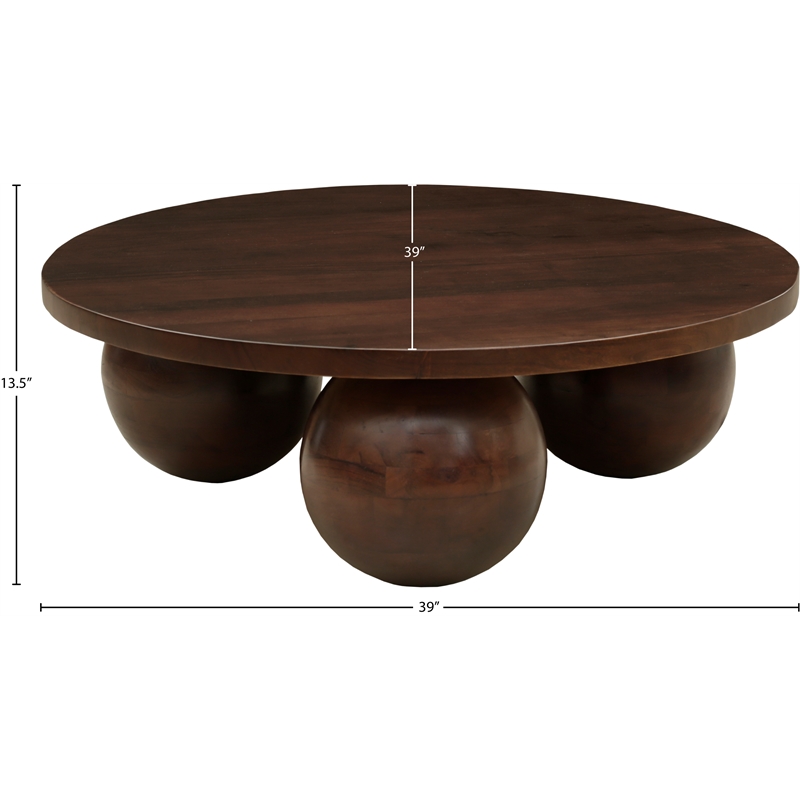 Meridian Furniture Spherical Brown Coffee Table
