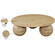 Meridian Furniture Spherical Natural Oak Coffee Table