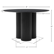 Meridian Furniture Simba Black Dining Table