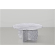 Meridian Furniture Formentera White Coffee Table