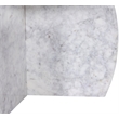 Meridian Furniture Formentera White Coffee Table