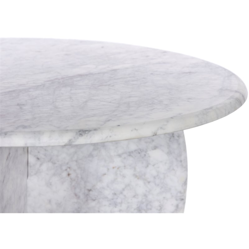 Meridian Furniture Formentera White Coffee Table