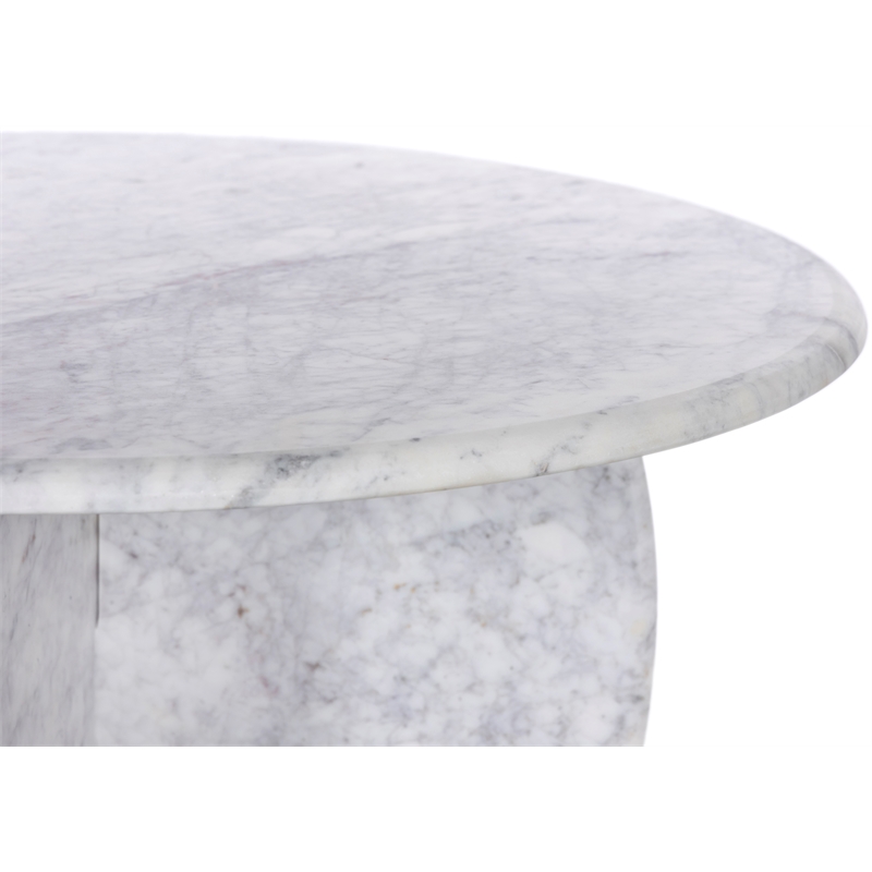 Meridian Furniture Formentera White Coffee Table