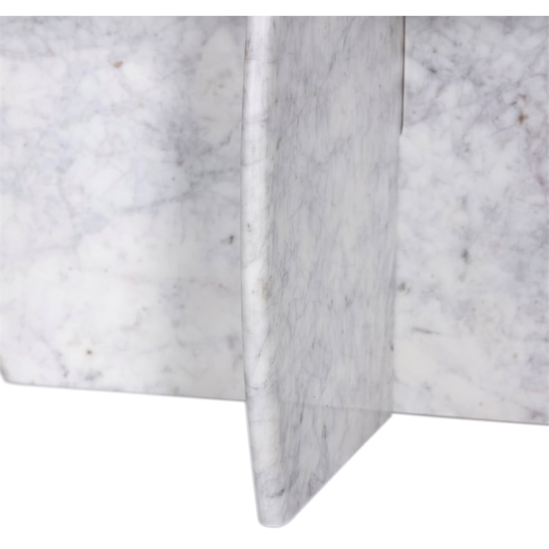 Meridian Furniture Formentera White Coffee Table