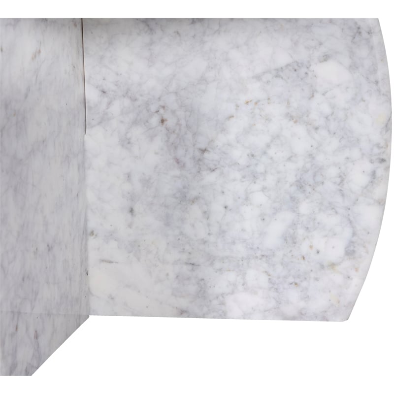 Meridian Furniture Formentera White Coffee Table