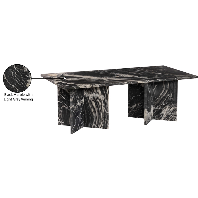 Meridian Furniture Verona Black Coffee Table