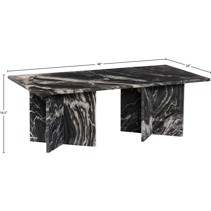 Meridian Furniture Verona Black Coffee Table