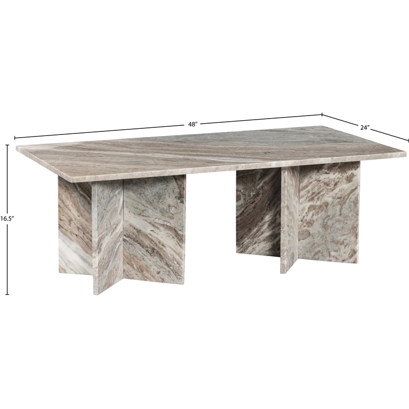 Meridian Furniture Verona Brown Coffee Table