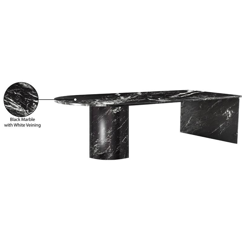 Meridian Furniture Salerno Coffee Table in Black