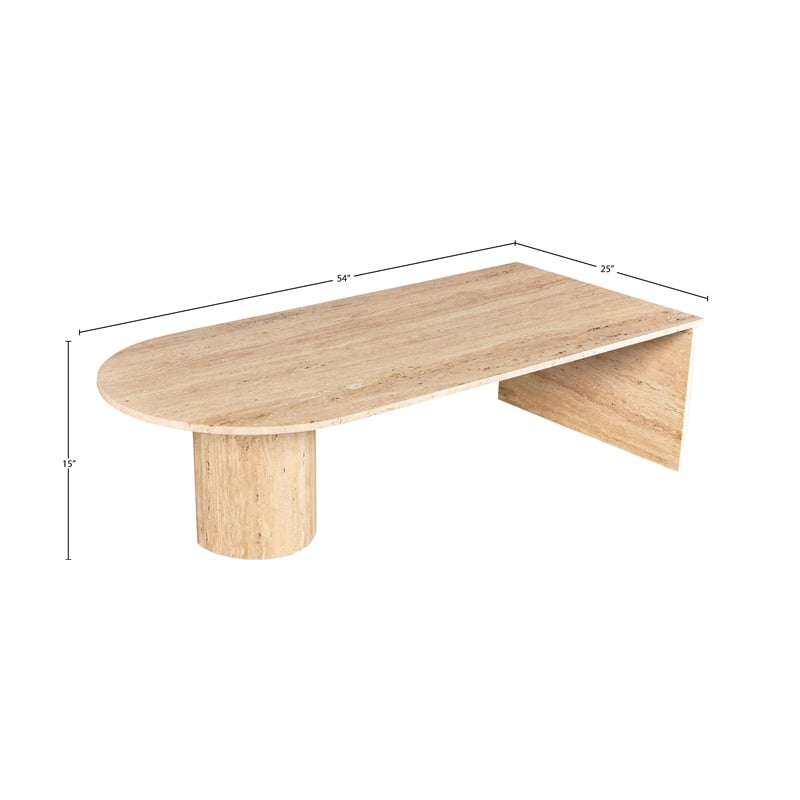 Meridian Furniture Salerno Beige Coffee Table