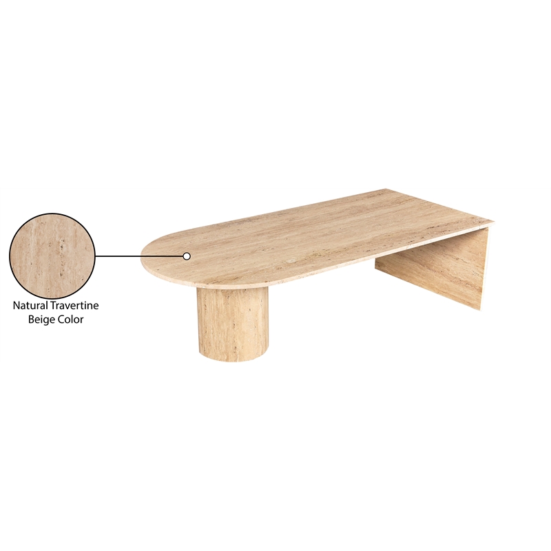 Meridian Furniture Salerno Beige Coffee Table
