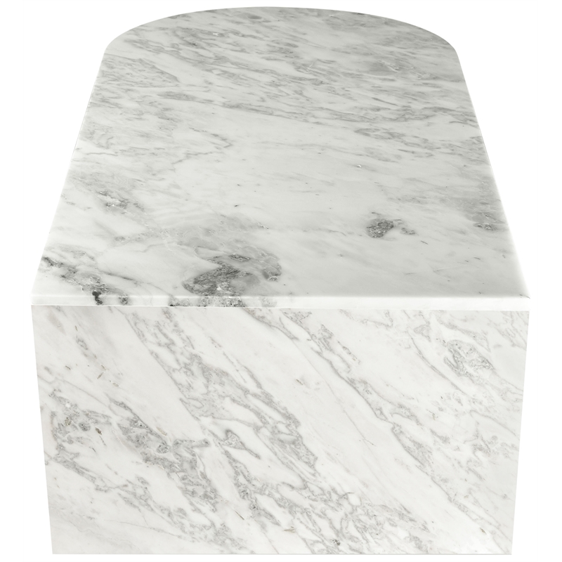 Meridian Furniture Salerno White Coffee Table