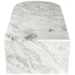 Meridian Furniture Salerno White Coffee Table