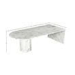 Meridian Furniture Salerno White Coffee Table