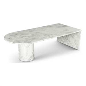 Meridian Furniture Salerno White Coffee Table