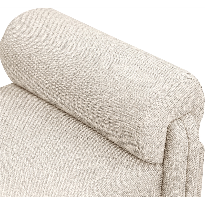 Meridian Furniture Stefano Beige Fabric Bench