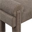 Meridian Furniture Stefano Brown Fabric Bench