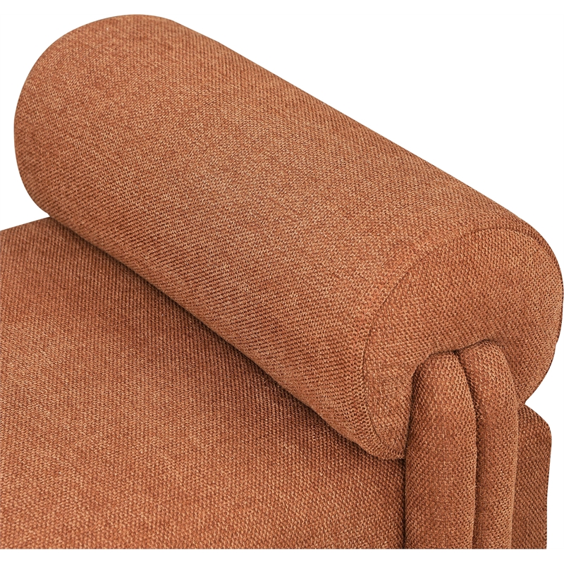 Meridian Furniture Stefano Cognac Fabric Bench