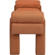 Meridian Furniture Stefano Cognac Fabric Bench