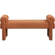 Meridian Furniture Stefano Cognac Fabric Bench