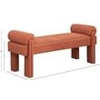 Meridian Furniture Stefano Cognac Fabric Bench