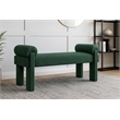 Meridian Furniture Stefano Green Fabric Bench