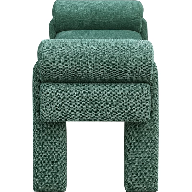 Meridian Furniture Stefano Green Fabric Bench