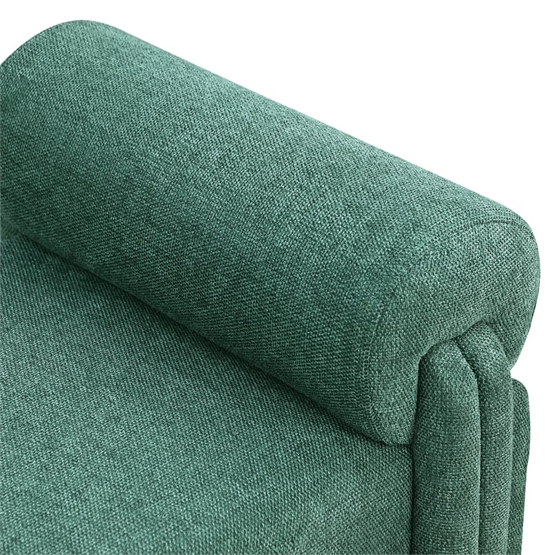 Meridian Furniture Stefano Green Fabric Bench