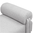 Meridian Furniture Stefano Grey Fabric Bench
