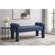 Meridian Furniture Stefano Navy Fabric Bench