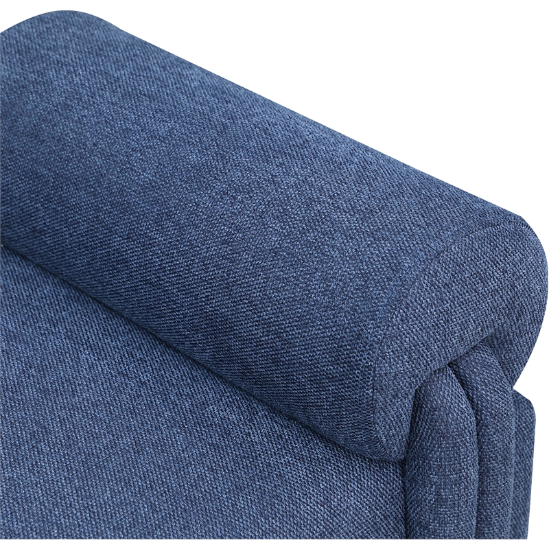 Meridian Furniture Stefano Navy Fabric Bench