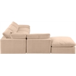 Meridian Furniture Comfy Beige Velvet 6-Pc. Modular Sectional