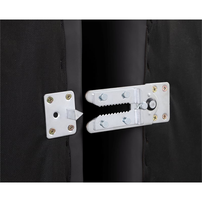 Meridian Furniture Comfy Black Vegan Leather 6-Pc. Modular Sectional