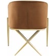 Meridian Furniture Xavier Saddle Velvet Dining Chair