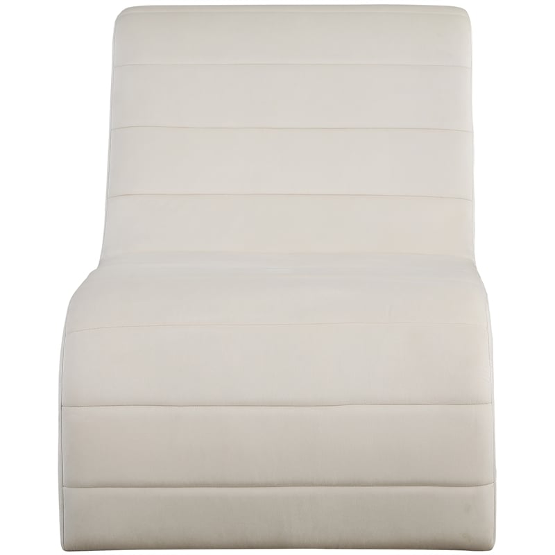 Meridian Furniture Ivy Cream Velvet Accent Chair